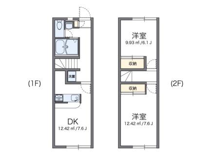 レオパレスＭＩＬＬＥＮＩＵＭ 110｜香川県高松市木太町(賃貸アパート2DK・1階・49.68㎡)の写真 その2