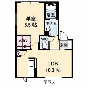 ルミエール松縄　Ｂ棟 102 ｜ 香川県高松市松縄町（賃貸アパート1LDK・1階・42.72㎡） その2