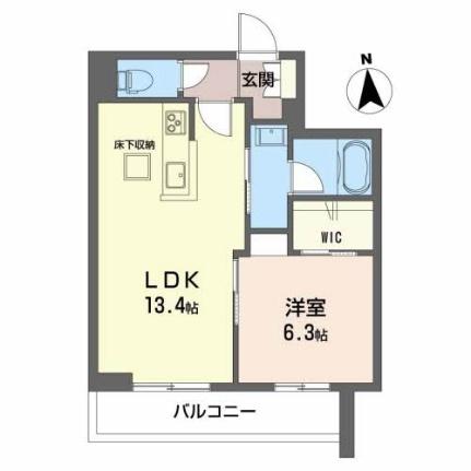 バルビゾン花園 102｜香川県高松市花園町２丁目(賃貸マンション1LDK・1階・46.01㎡)の写真 その2