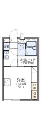 レオパレスエクレール鬼無 209｜香川県高松市鬼無町藤井(賃貸アパート1K・2階・23.18㎡)の写真 その2