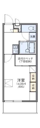 レオパレスＨＡＺＥ 205｜香川県高松市西ハゼ町(賃貸マンション1K・2階・23.18㎡)の写真 その2