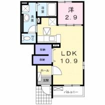 トルヴェ　ラ　フェーヴI 105 ｜ 香川県高松市上福岡町（賃貸アパート1LDK・1階・36.19㎡） その2