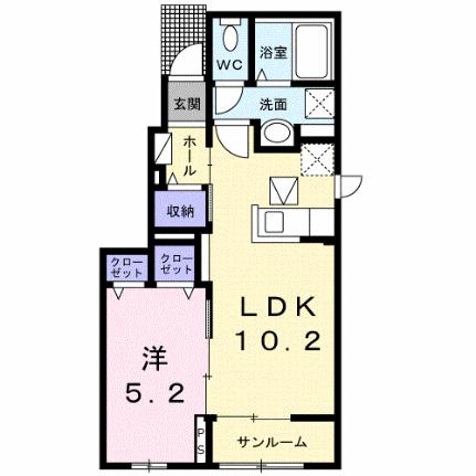 セレナ木太 101｜香川県高松市木太町(賃貸アパート1LDK・1階・40.88㎡)の写真 その2