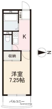 香川県高松市屋島西町（賃貸マンション1K・3階・24.45㎡） その2