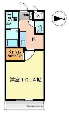 香川県高松市太田下町(賃貸アパート1K・1階・34.00㎡)の写真 その2