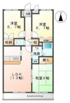 香川県高松市太田下町（賃貸アパート3LDK・2階・66.15㎡） その2