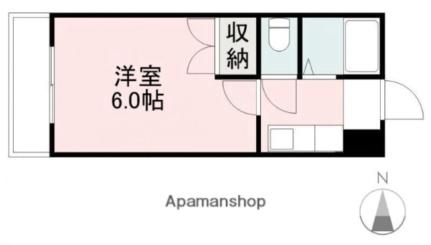 香川県高松市室新町(賃貸マンション1K・4階・19.44㎡)の写真 その2