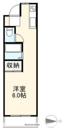 香川県高松市西町(賃貸マンション1R・1階・24.94㎡)の写真 その2