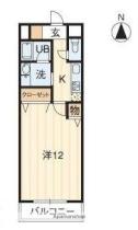 香川県高松市太田下町（賃貸マンション1K・2階・34.15㎡） その2