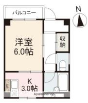 香川県高松市花園町２丁目（賃貸マンション1K・2階・24.30㎡） その2