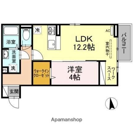 香川県高松市上天神町（賃貸アパート1LDK・2階・41.01㎡） その2