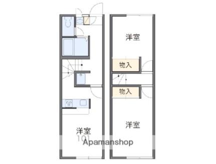 香川県高松市木太町(賃貸アパート2DK・1階・49.68㎡)の写真 その2