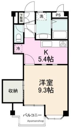 エクセレント宮脇 203 ｜ 香川県高松市宮脇町２丁目（賃貸マンション1DK・2階・39.80㎡） その2