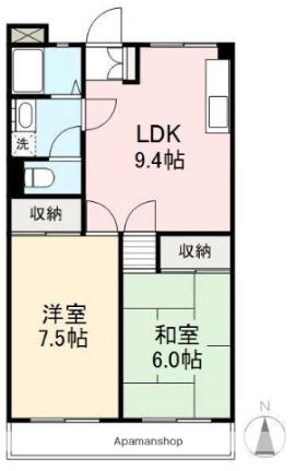 ラフィネ・ノワール高松 306｜香川県高松市新北町(賃貸マンション2LDK・3階・54.72㎡)の写真 その2