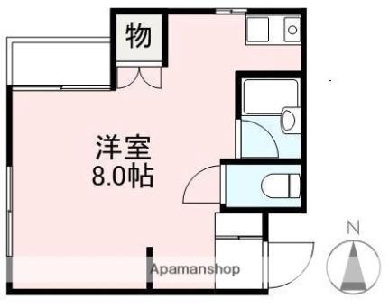 パルコ扇 102｜香川県高松市扇町３丁目(賃貸マンション1R・1階・21.66㎡)の写真 その2