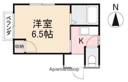 小倉ビル 403 ｜ 香川県高松市浜ノ町（賃貸アパート1K・4階・19.00㎡） その2