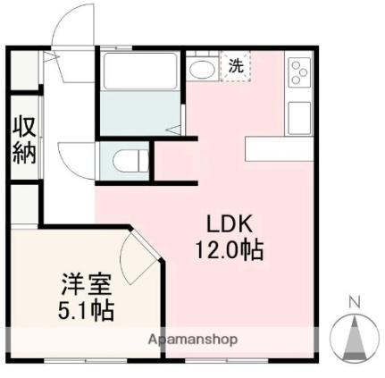 エイト屋島 B201 ｜ 香川県高松市屋島西町（賃貸アパート1LDK・2階・43.29㎡） その2