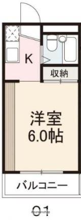 サンパレス新北 201｜香川県高松市新北町(賃貸マンション1K・2階・17.82㎡)の写真 その2