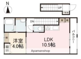 エイチツー 201 ｜ 香川県高松市太田上町（賃貸アパート1LDK・2階・37.75㎡） その2