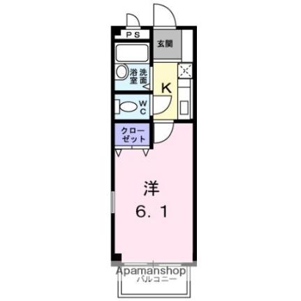 ジョイフル　井上 204｜香川県高松市勅使町(賃貸アパート1K・2階・19.87㎡)の写真 その2