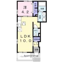 グランベルジュ高松Ｃ 101 ｜ 香川県高松市東山崎町（賃貸アパート1LDK・1階・37.76㎡） その2