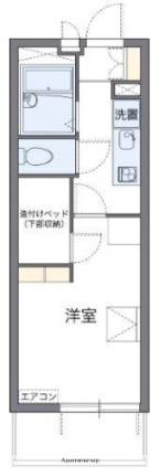 レオパレスエトワール　栗林 404｜香川県高松市東ハゼ町(賃貸マンション1K・4階・20.81㎡)の写真 その2