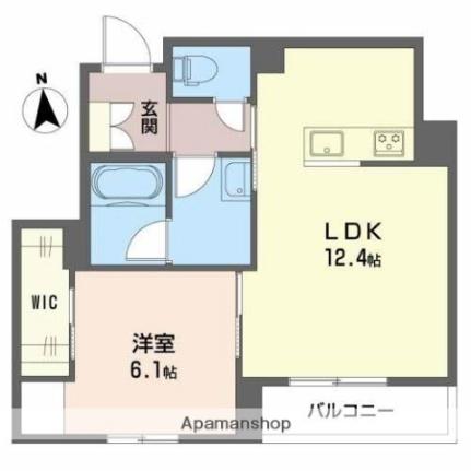 ヴォワレ　エ　フルール新北町 202｜香川県高松市新北町(賃貸マンション1LDK・2階・45.63㎡)の写真 その2