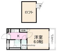 香川県高松市太田下町（賃貸アパート1K・2階・18.90㎡） その2