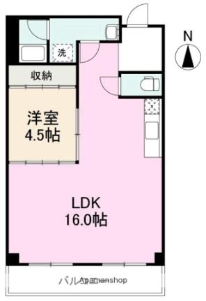 香川県高松市番町３丁目(賃貸マンション1LDK・1階・50.76㎡)の写真 その2