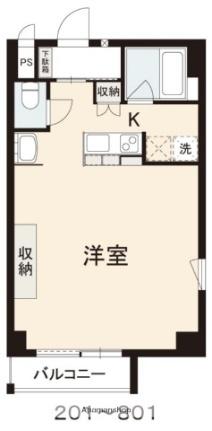 香川県高松市錦町１丁目(賃貸マンション1K・2階・37.50㎡)の写真 その2