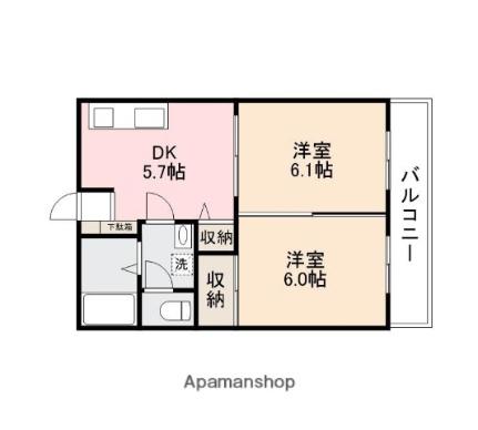 香川県高松市太田上町(賃貸アパート2DK・1階・39.74㎡)の写真 その2