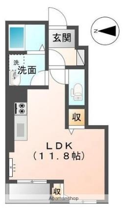 香川県高松市高松町（賃貸アパート1R・1階・32.72㎡） その2