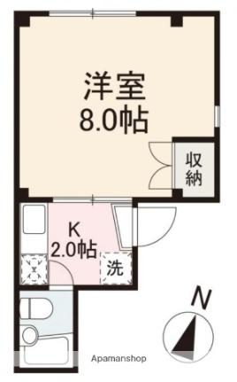 香川県高松市西宝町１丁目(賃貸マンション1K・2階・20.04㎡)の写真 その2