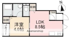 香川県高松市元山町（賃貸アパート1LDK・1階・35.60㎡） その2