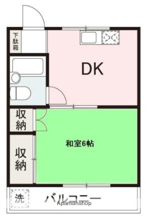 香川県高松市鶴市町(賃貸マンション1DK・2階・25.62㎡)の写真 その2