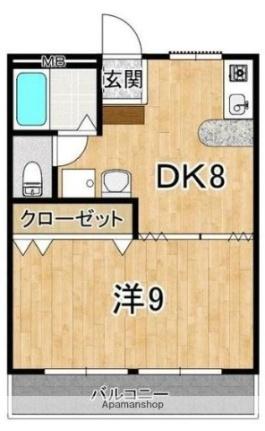 香川県木田郡三木町大字池戸（賃貸アパート1DK・1階・36.50㎡） その2