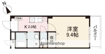 Ｃｒａｙｏｎ　Ｔｅｒｒａｃｅ 013柳｜香川県高松市上之町３丁目(賃貸マンション1K・3階・32.04㎡)の写真 その2