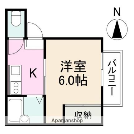 ツインクルハイツI 102｜香川県高松市春日町(賃貸アパート1K・1階・21.94㎡)の写真 その2