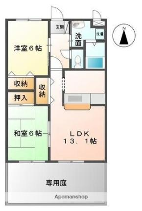 ステイブル国分寺 103｜香川県高松市国分寺町新名(賃貸アパート2LDK・1階・57.79㎡)の写真 その2