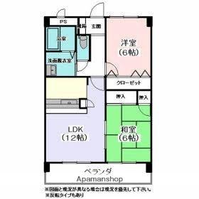 アメニティ上福岡 103｜香川県高松市上福岡町(賃貸マンション2LDK・1階・61.64㎡)の写真 その2