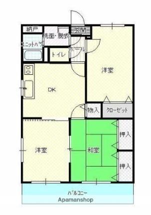 リーフライツ 105｜香川県高松市太田上町(賃貸マンション3DK・1階・60.97㎡)の写真 その2