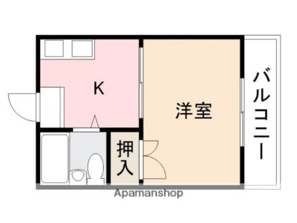 コート紙町III 302｜香川県高松市紙町(賃貸マンション1K・3階・19.44㎡)の写真 その2