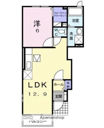 サンパティーク・メゾンＡ A101｜香川県高松市田村町(賃貸アパート1LDK・1階・42.98㎡)の写真 その2