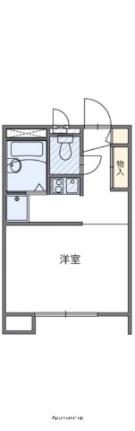 レオパレスエスペランサ 204｜香川県高松市松島町３丁目(賃貸アパート1K・2階・19.87㎡)の写真 その2