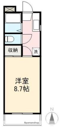 ラフィネ・ノワール高松 101｜香川県高松市新北町(賃貸マンション1K・1階・27.95㎡)の写真 その2