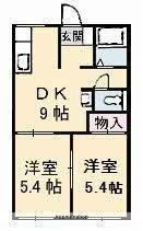 リベラＵ 203｜香川県高松市仏生山町甲(賃貸アパート2DK・2階・40.30㎡)の写真 その2
