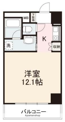 ハーバービュー 903｜香川県高松市西の丸町(賃貸マンション1K・9階・34.31㎡)の写真 その2