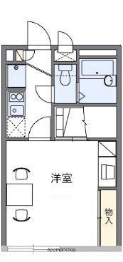 レオパレスＡＳＴｃ．ＤＡ 105｜香川県高松市川島東町(賃貸アパート1K・1階・23.18㎡)の写真 その2