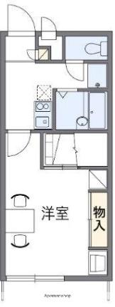 レオパレスＣｏｍｆｏｒｔ 205｜香川県高松市元山町(賃貸アパート1K・2階・23.18㎡)の写真 その2