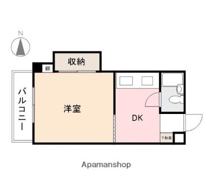 シルクアーク馬場 203 ｜ 香川県高松市宮脇町２丁目（賃貸マンション1K・2階・22.50㎡） その2